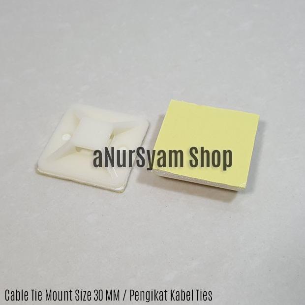 

Pengikat Kabel / Cable Tie Mount 30mm anursy44