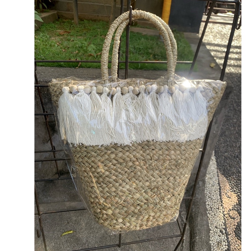 Tas Anyaman Jerami Bali / Tas Bali / Tas Etnik/ Tas Kekinian