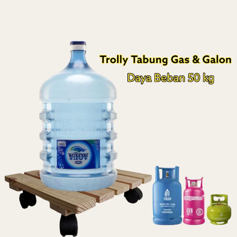 TROLI TATAKAN TABUNG GAS DAN GALON