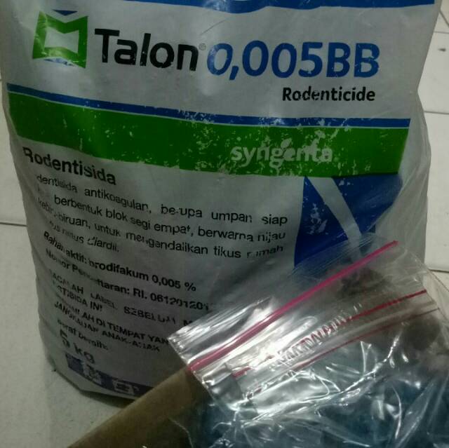 RACUN TIKUS 100% AMPUH talon 0,0055BB SYNGENTA mati kering 50gr Re-pack