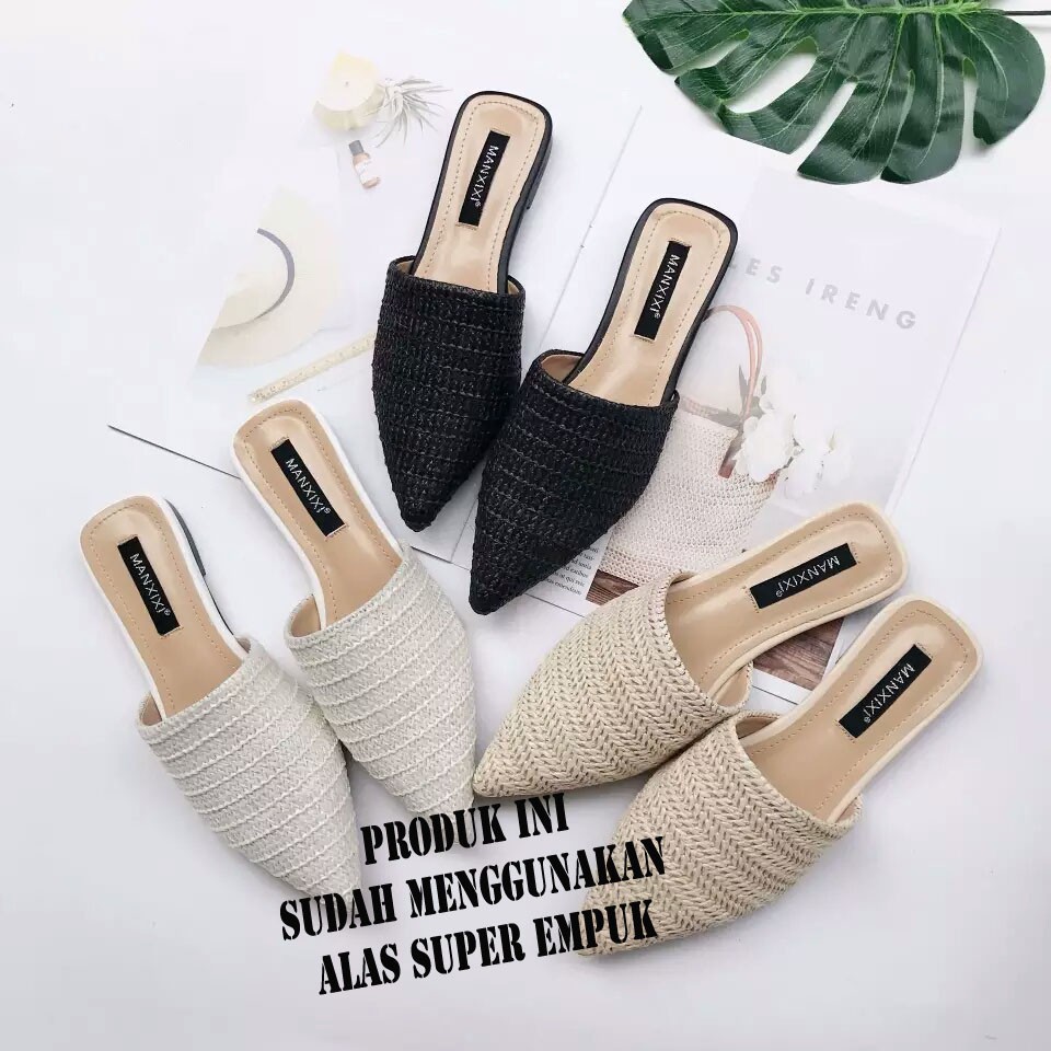 Sepatudari Karin Flatshoes wanita polos dengan alas super empuk dan nyaman KR-FS0048