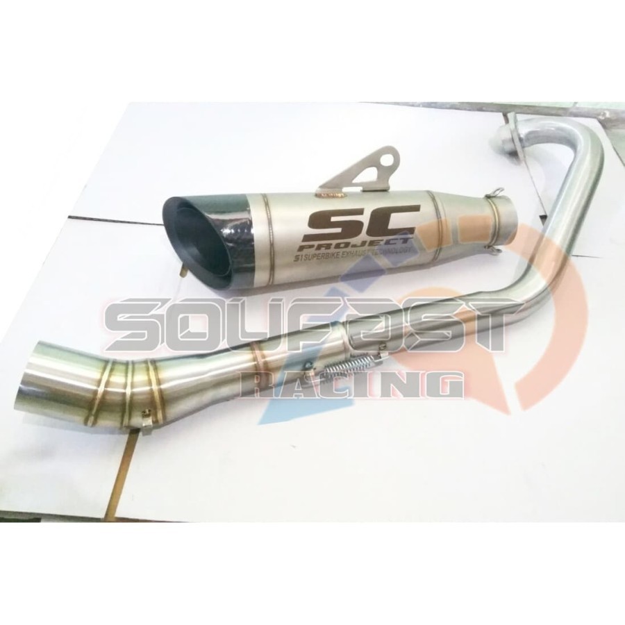 Knalpot Racing SC Project S1 underbelly kolong xabre scorpio gsx byson byson