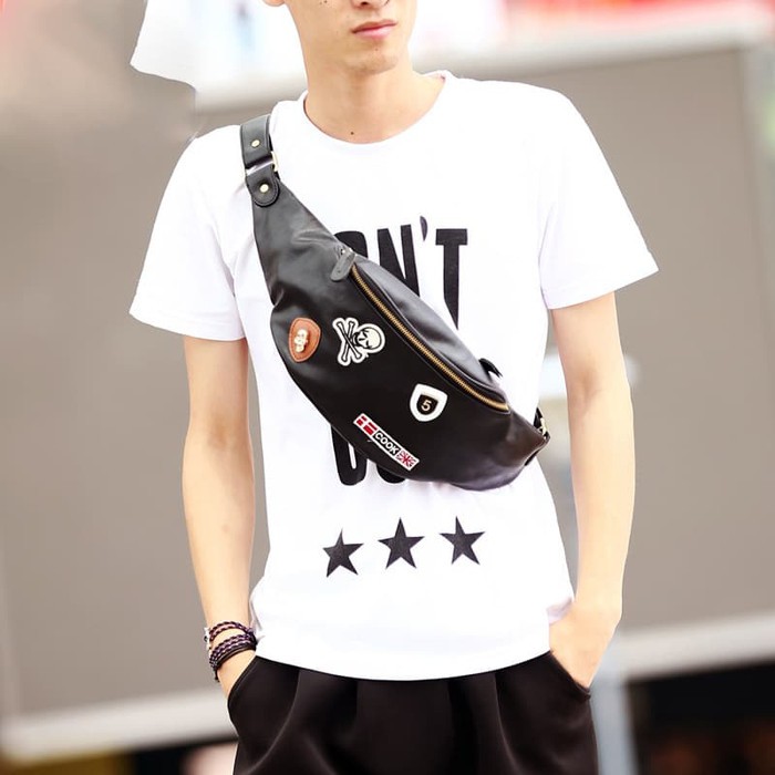 Tas Selempang Pria Tas Pria Tas Pria Wais Bag Pria Jordan  CZ636 Tas Pria Tsd75 Waist Bag Tampilan