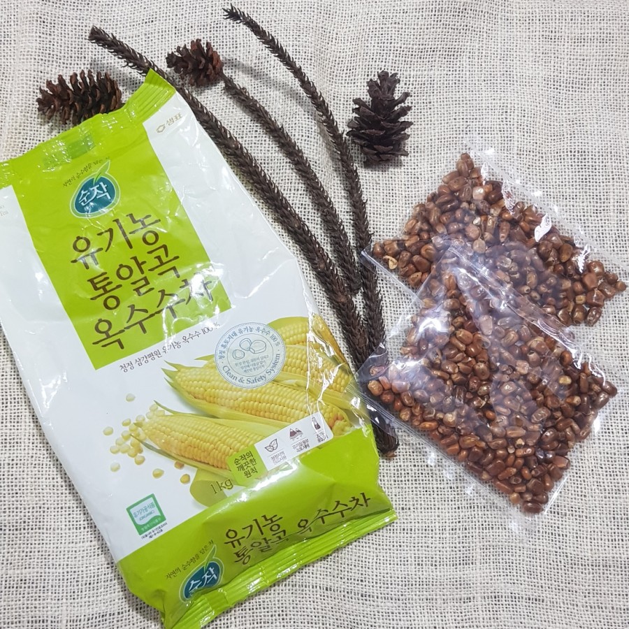 

korean roasted corn tea - oksusu ca - share pack 100gr | korean drink