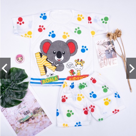 SETELAN ANAK COWOK / SET ANAK LAKI LAKI KARAKTER FULL PRINT / SETELAN ANAK MOTIF KOMBINASI