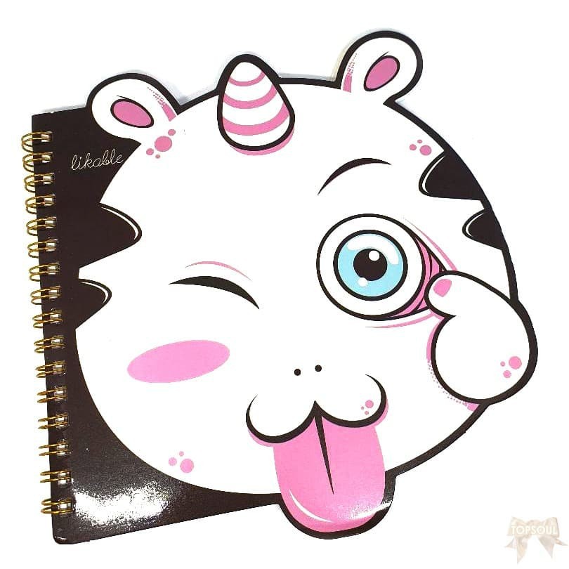 

Buku Notes Unicorn HITAM / Memo Karakter Unik Unicorn Wink Bulat