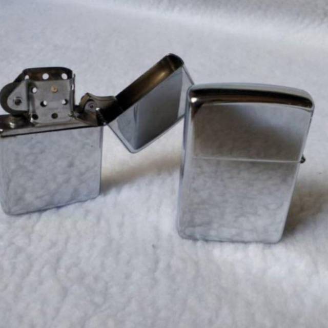 Korek Zippo Chrome Murah, Zipo Polos, Korek Murah