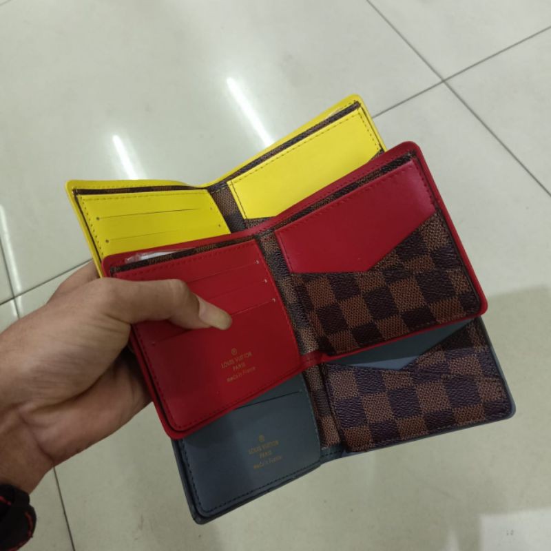 Dompet Lipat LV Damier Brown Premium Quality