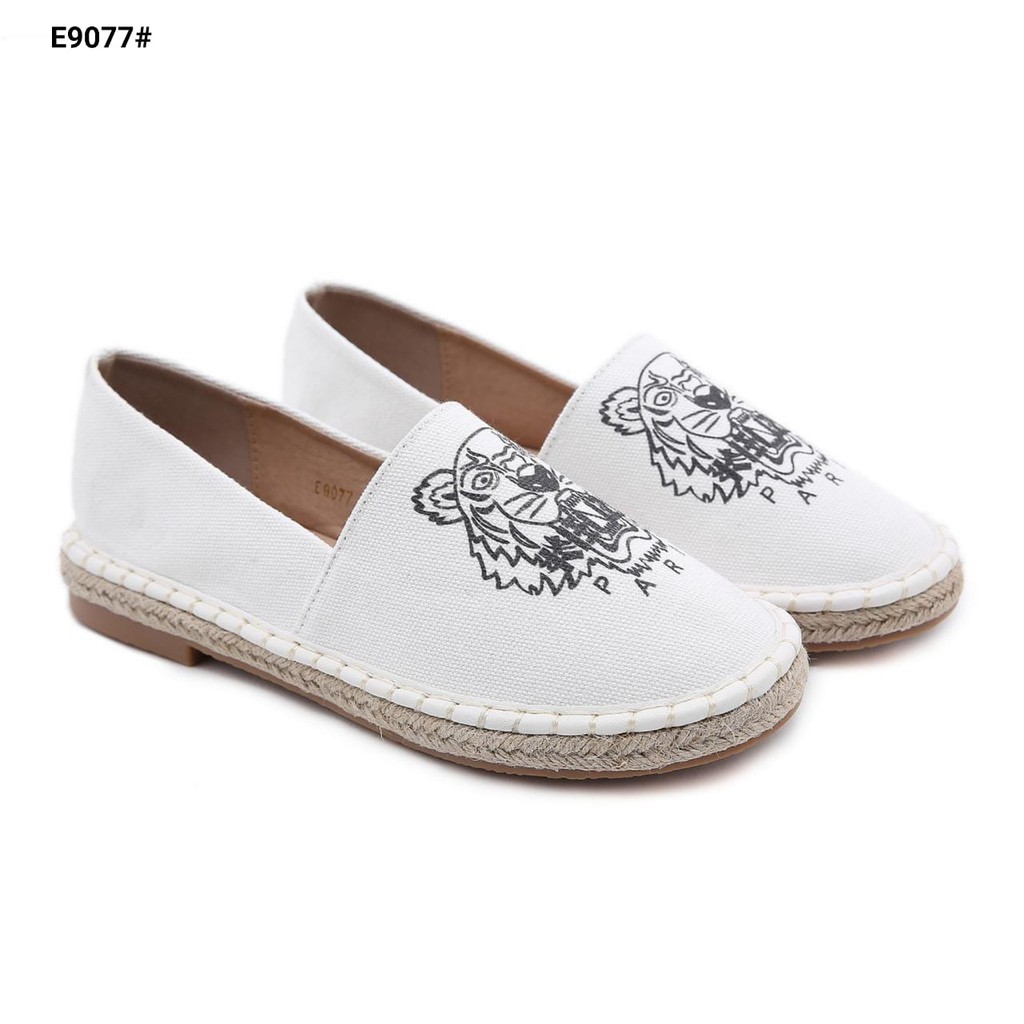Kenzo Tiger Embroidered Espadilles Casual Women’s Shoes Kode E9077#