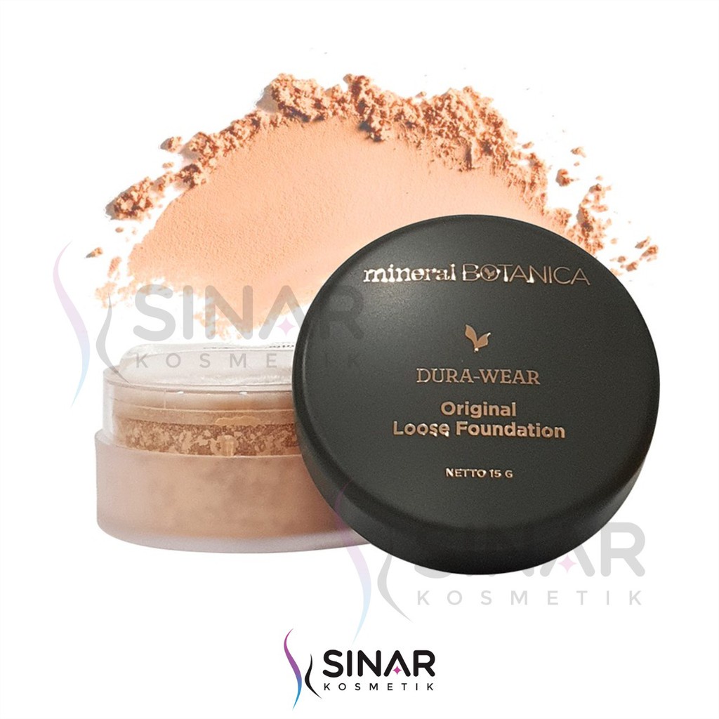 ✦SINAR✦ Mineral Botanica Original Loose Foundation - Bedak Tabur Bulat