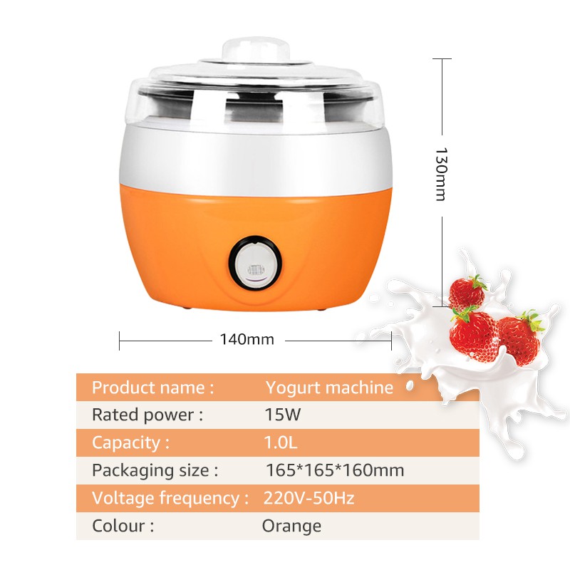 TAFFware Mesin Pembuat Yogurt Maker Electric Machine - YM-01 - Blue