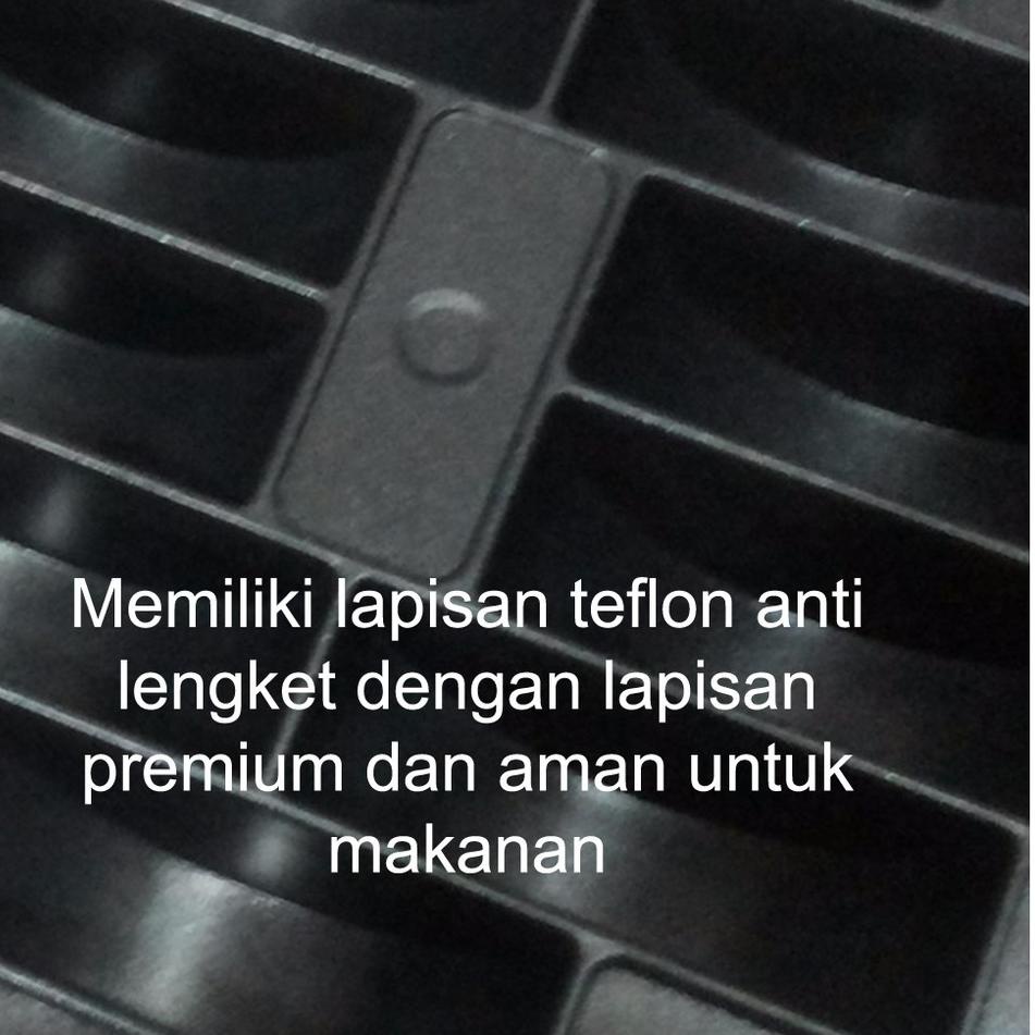 ➶ HAPPY CALL Cetakan Kue Pukis 12 Lubang Alat Pembuat Rangin Snack Maker Kue Pancong Anti Lengket ➱