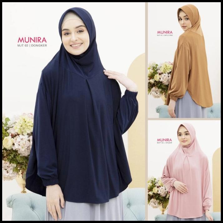Jilbab Bergo Tangan Munira Mjt 02 Original- Jilbab Jersey Premium