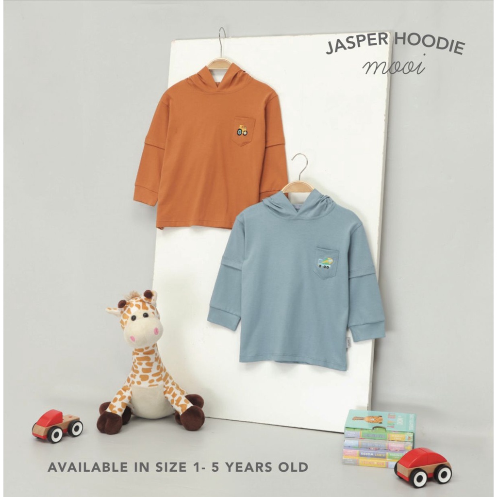 MOOI JASPER HOODIE - JAKET ANAK/SWEATER ANAK