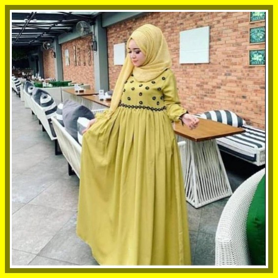Gamis Wanita Super Jumbo Terbaru Bakhri Dress Matt Ceruty Ld 130 Dress Wanita Kondangan Arisan Pesta