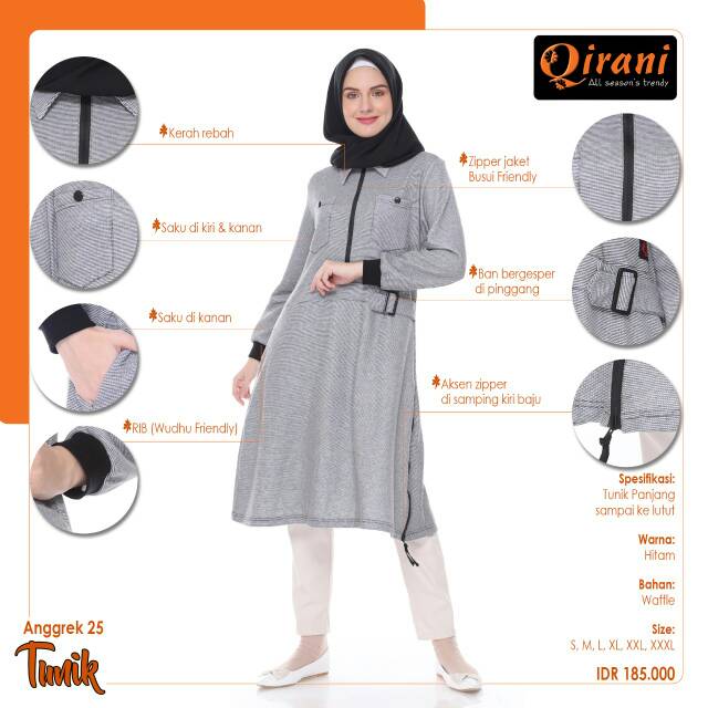 Tunik qirani , anggrek 25