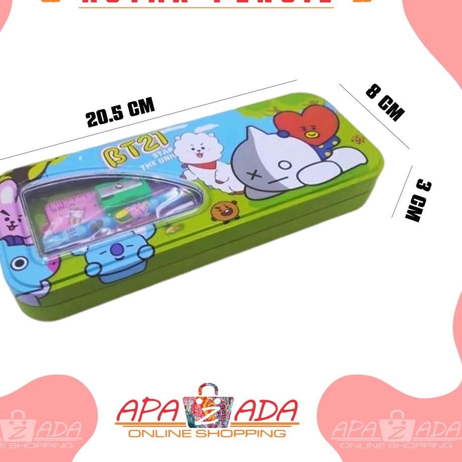 

Baru Apazada - Kotak Pensil Karakter Kaleng Set Motif BTS / Kotak Pensil Kaleng Set / Tempat Pensil Kaleng / Pencil Case Murah Bisa .,
