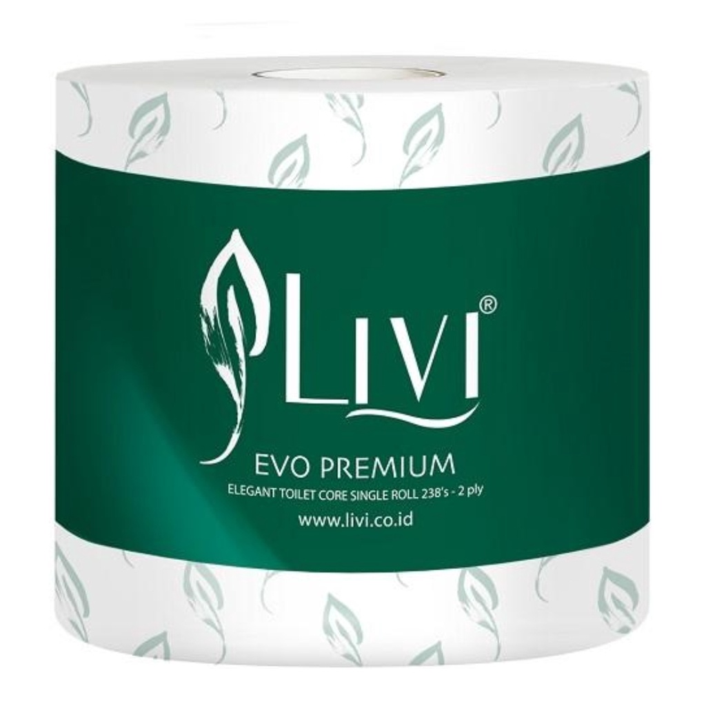 Tissue LIVI EVO Elegant Toilet Roll 238s (Premium Bathroom)