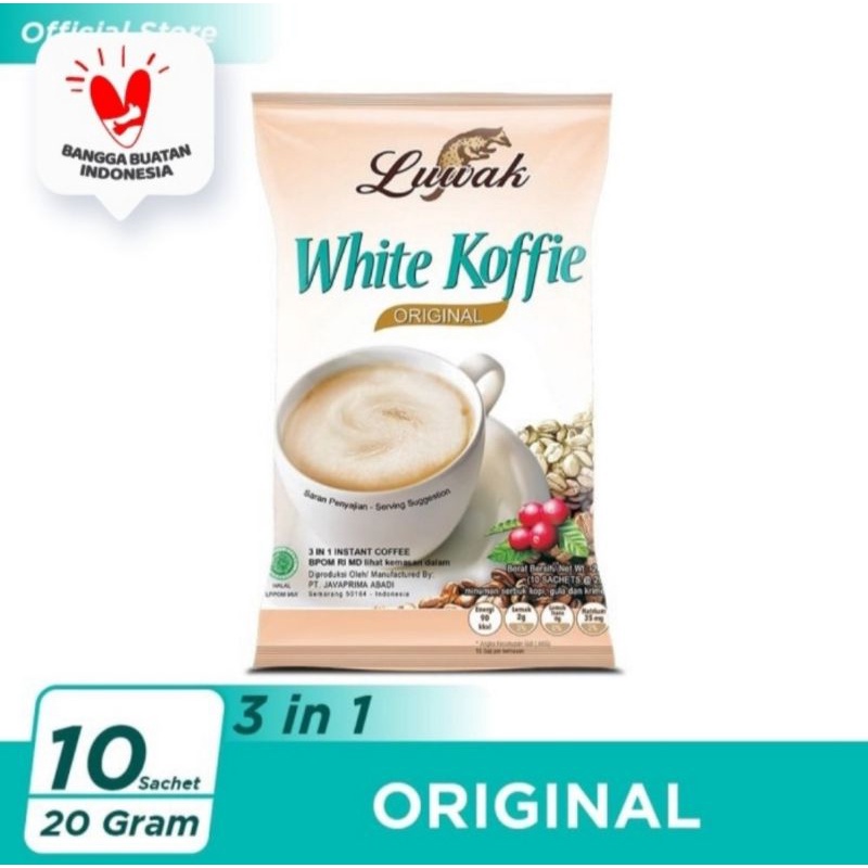 

Kopi Luwak White Koffie Original Bag 10pcs