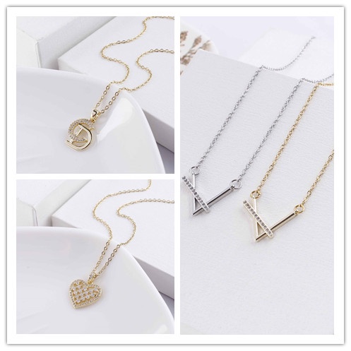 Kalung Titanium Permata Perhiasan Fashion 354/355/346