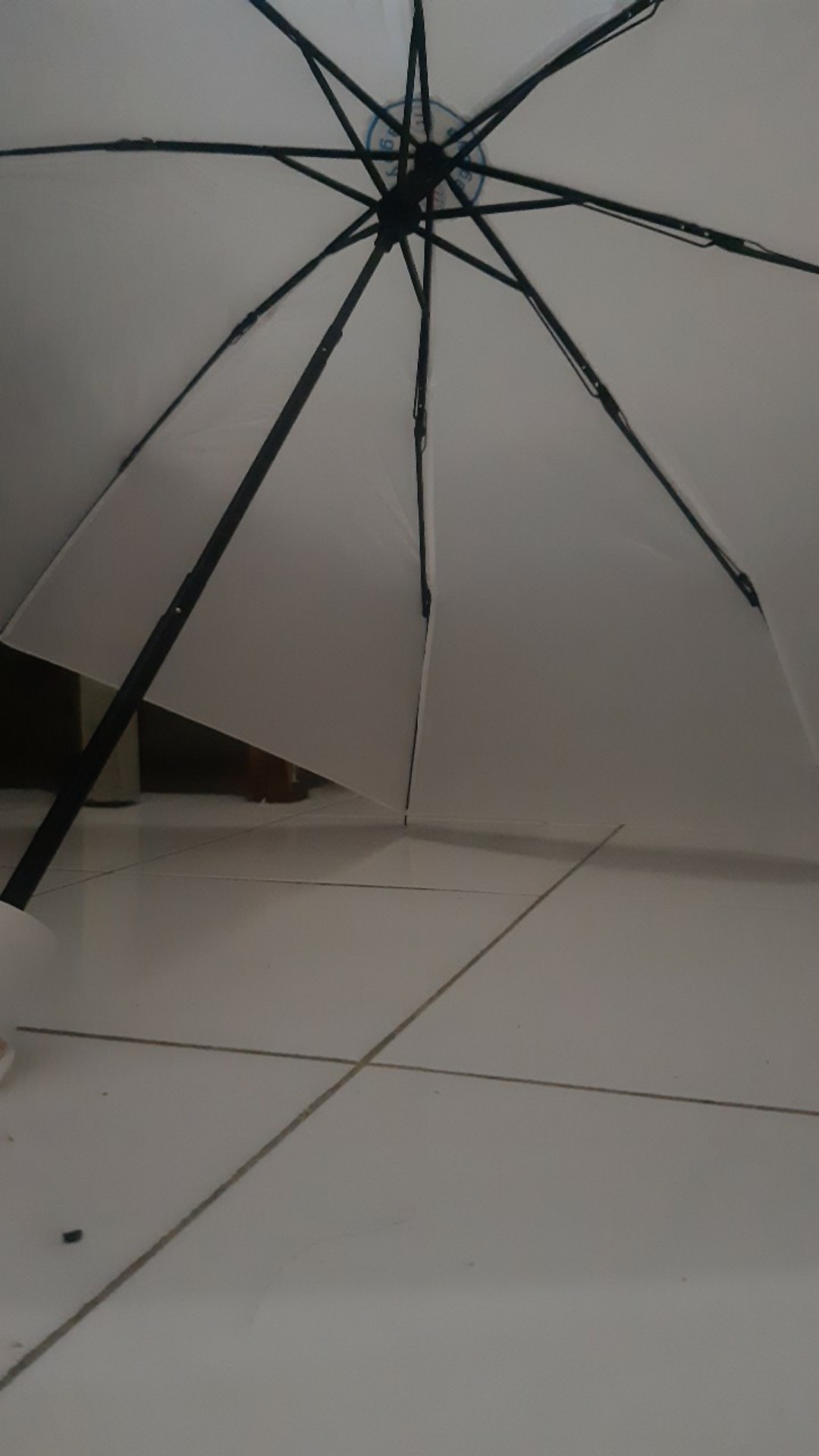 Payung Lipat 3 Selapis Sarung Kain Warna Putih Merah Biru Hijau Termurah