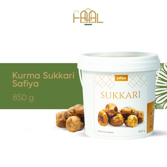 

Kurma Sukari Kemasan Ember 850 gr Premium