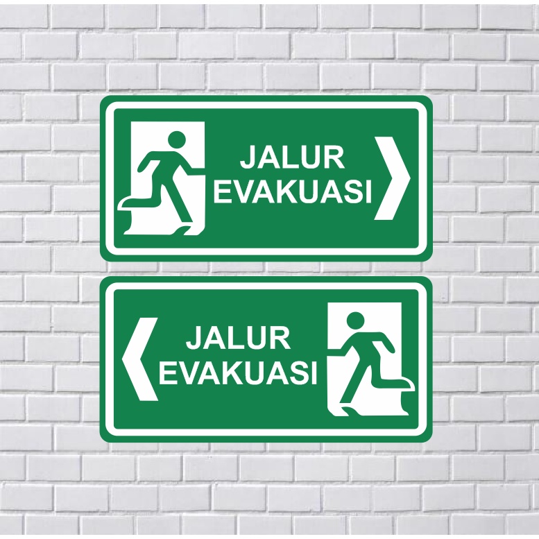 

STIKER JALUR EVAKUASI (CUTTING SKOTLITE MENYALA)
