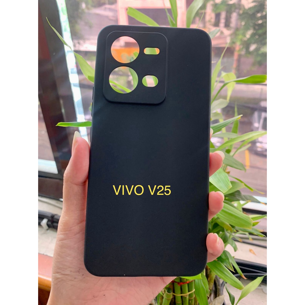 PROMO Case For Vivo V25 5G 2022 Case Black Matte Casing Premium Slim Exellent Cover | Soft Matte | Soft Case Macaron | Casing V25 5G