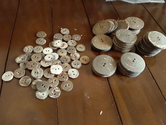 Kancing Batok Kelapa Diameter 1,3cm