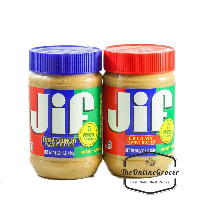 

JIF Peanut Butter/Selai Kacang 454gr