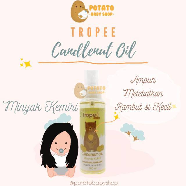 Tropee Bebe - Candlenut Oil 100ml Minyak Kemiri