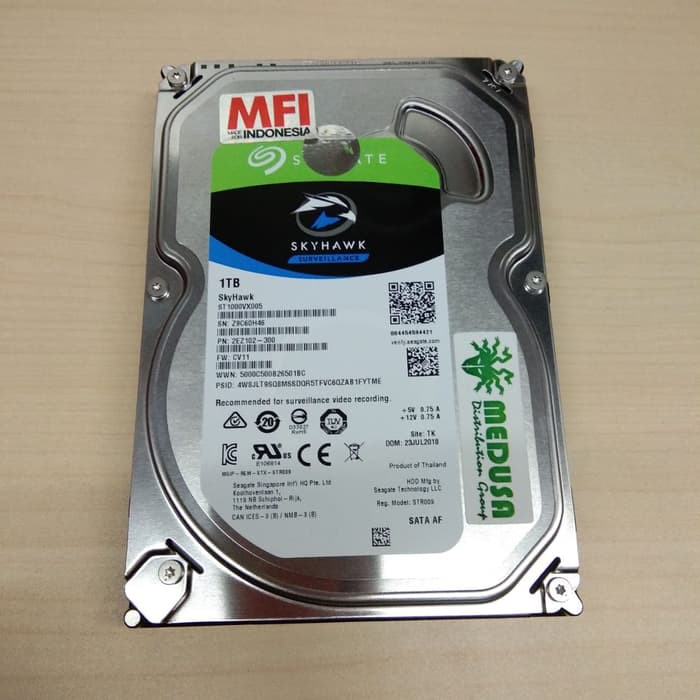 HDD 1 TB Seagate 3,5" Skyhawk MFI
