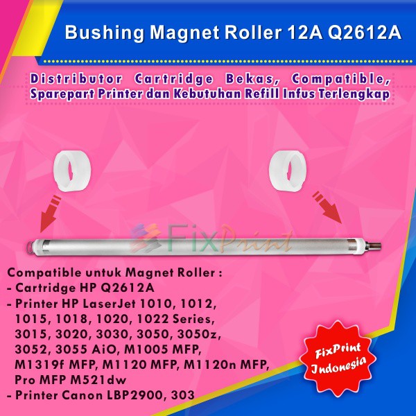 Bushing Magnet Roller HP 12A Q2612A, Murah