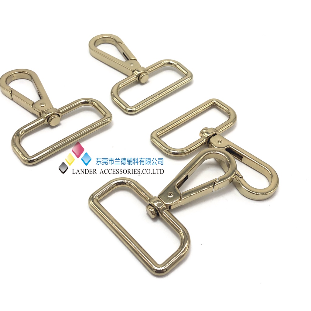 Lander Dogclips / kaitan tas 38.6mm / Shiny Gold / FX 0584