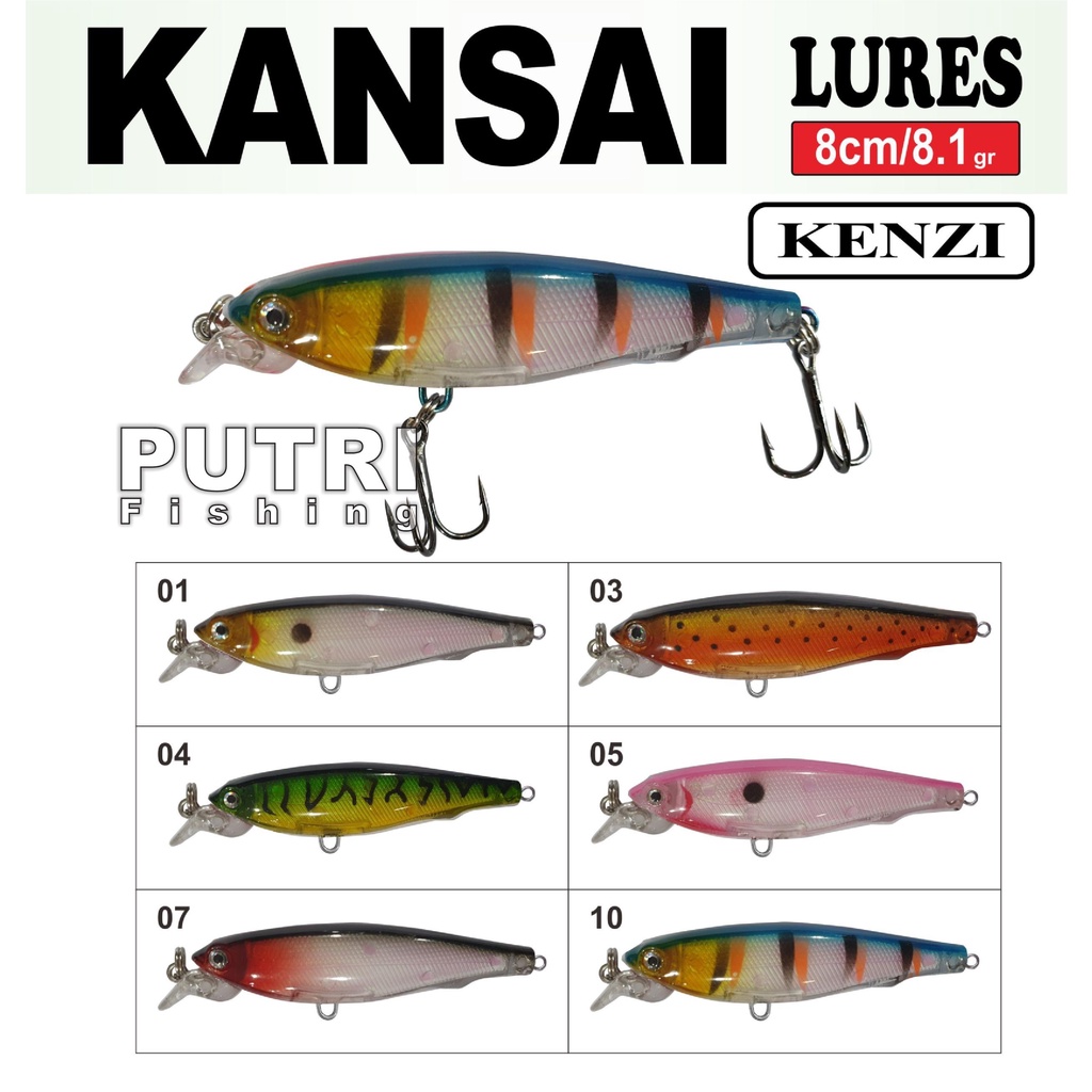 KENZI KANSAI LURES 80mm 8.1gr