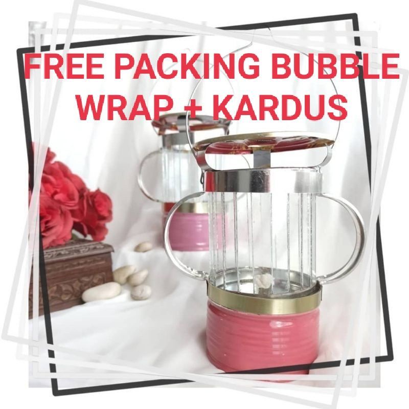 Lampu Damar Minyak Goreng / Lentera Mini / Lampu Teplok / Damar Ublik / Lampu emergency