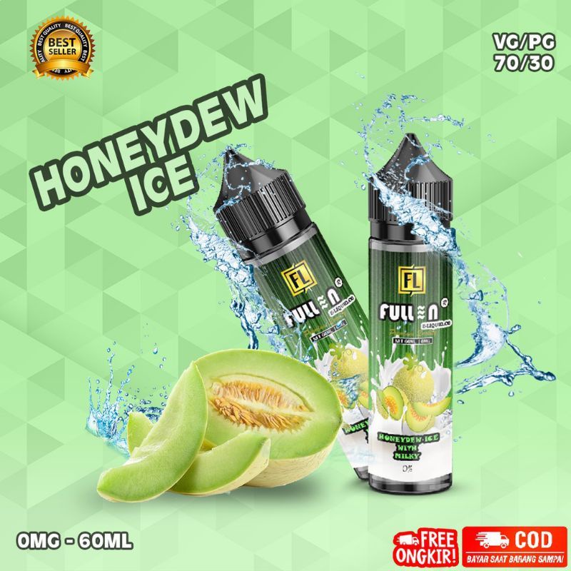 liquids murah 60 ml rasa lemon mango melon ice  freebase 0 mg lemon ice likuids