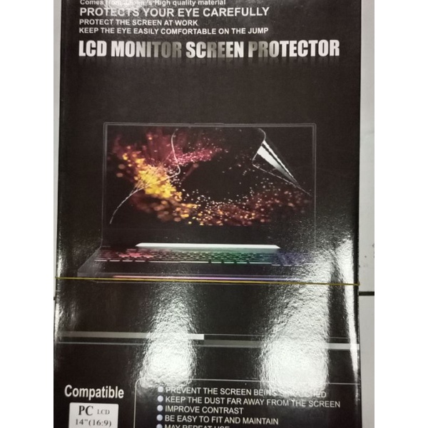 Screen guard 14 inch/ Anti gores lcd laptop 14 inch rasio 16:9