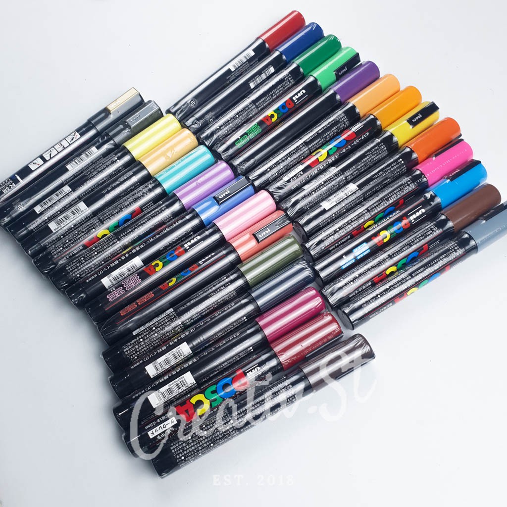 

Uni Posca Pc-5M Paint Marker Medium Point Tip (Part 2)