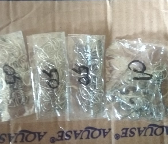 Pengait Tas Kaitan Cantelan Kunci Nikel 1cm /10pcs