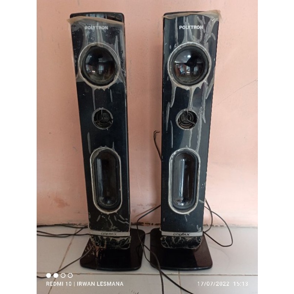 speaker bekas tv led polytron 32 inc