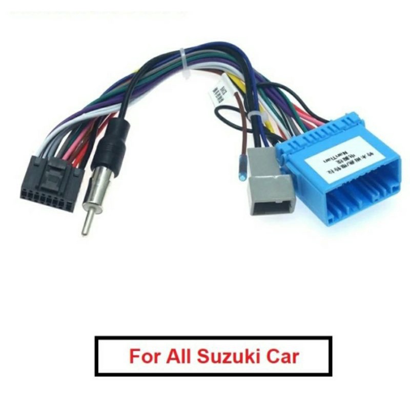 Kabel soket PNP Head unit Androiduntuk mobil SUZUKI ( Semua Suzuki )
tanpa potong kabel Ori mobil an