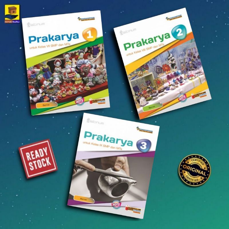 Buku Prakarya Kelas 7 8 9 / Buku Prakarya SMP / PLATINUM HOTS