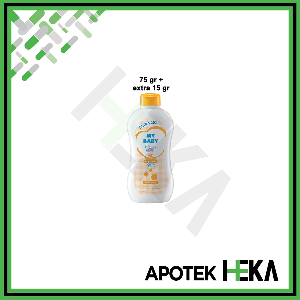 My Baby Powder Fresh Fruity - Bedak Bayi Bedak Anak Aroma Buah Orange (SEMARANG)