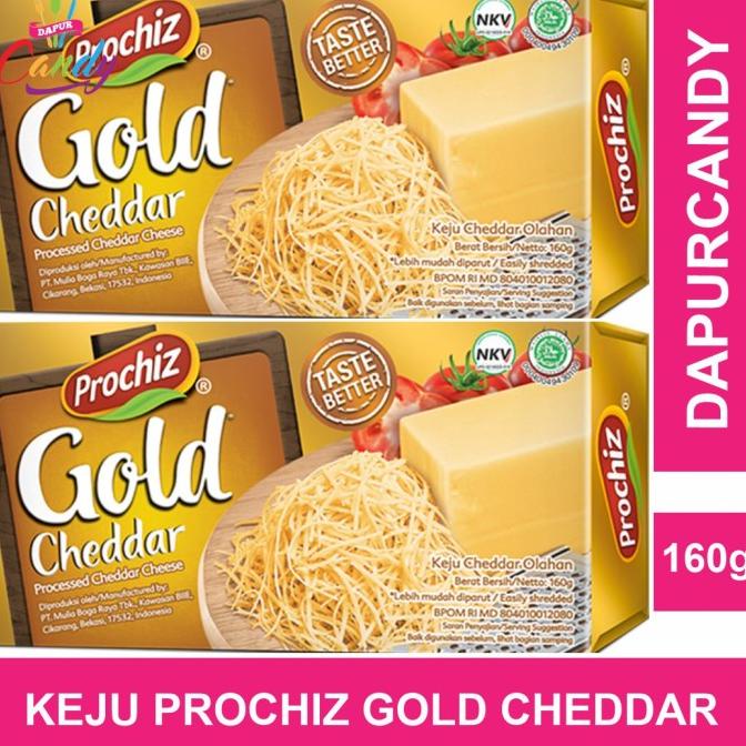 

Diskon DapurCandy - Prochiz Gold Cheddar 170gr Keju / Chesse Murah Meriah Diskon