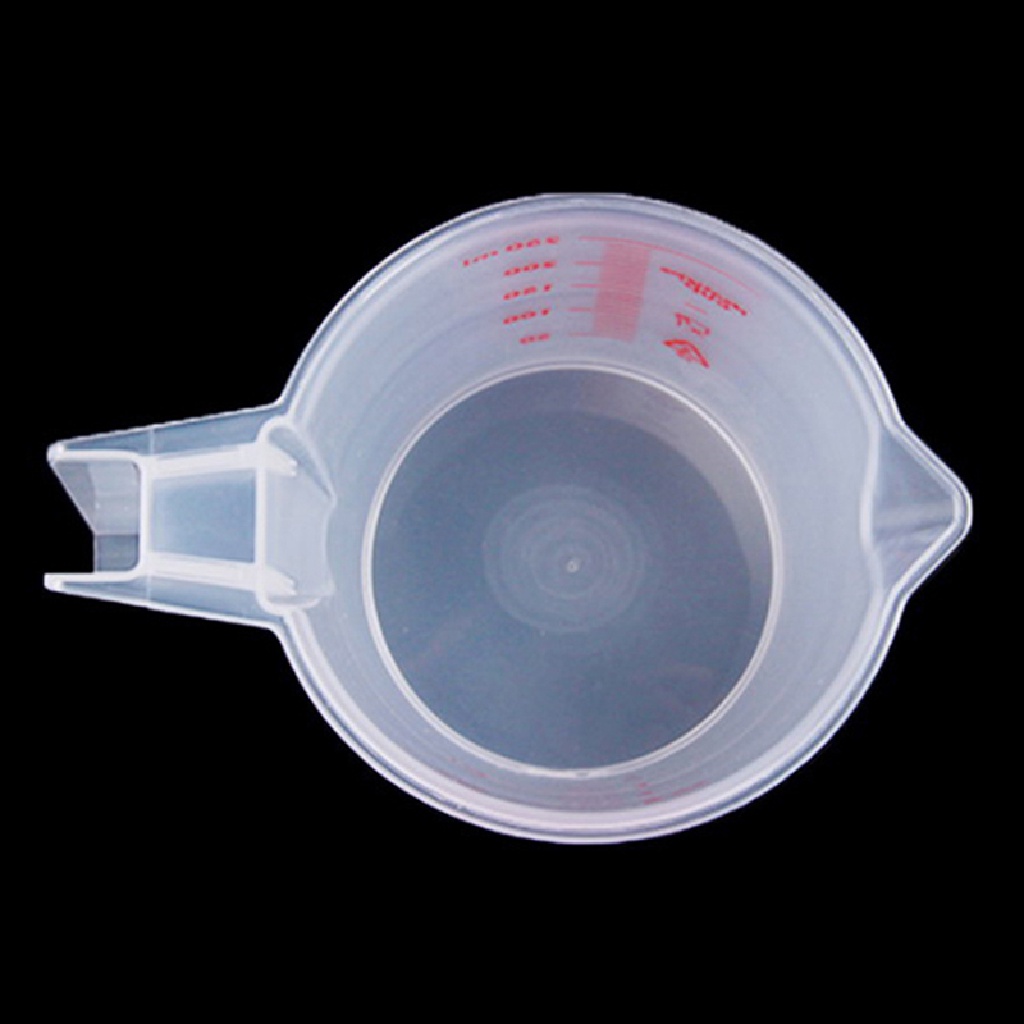 HA 250ml plastic clear measuring cup handle liquid pour spout home kitchen tools ID