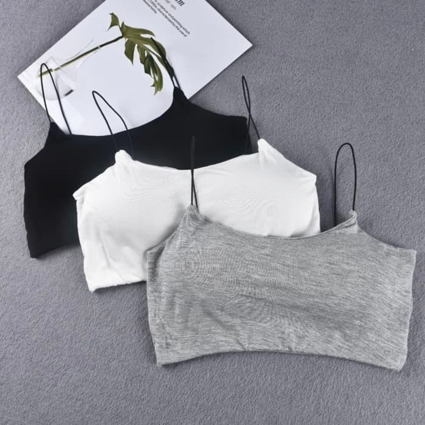 Bralette Tali Kecil Dalaman Wanita Fashion Underwear