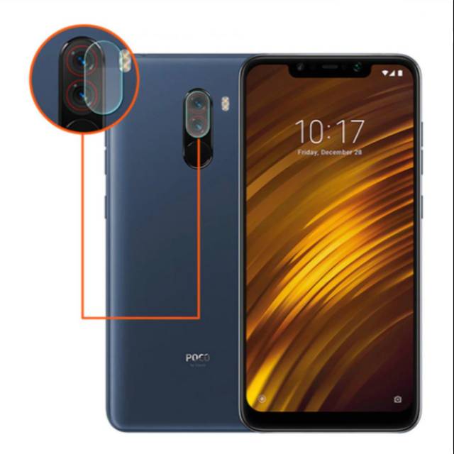 Tempered Glass Camera Pocophone F1 - Anti Gores Kamera Xiaomi Pocophone F1 Pocophone X3 NFC - SC