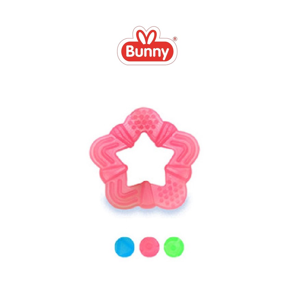 LUSTY Bunny Mainan gigitan Bayi Segi 5 Teether