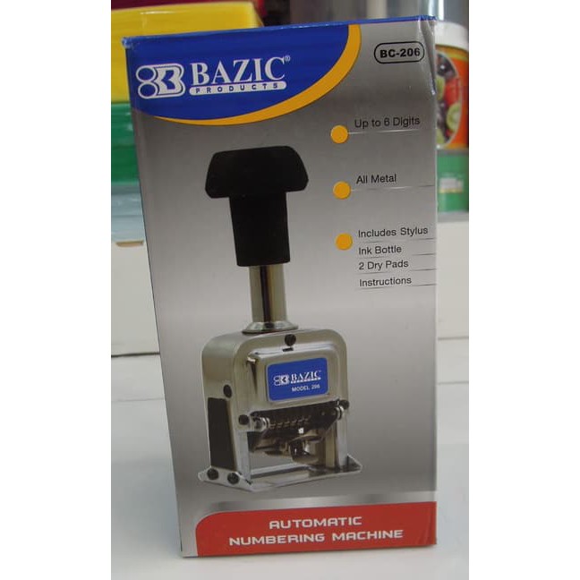 

Unik Auto Number Machine Bazic BC206 Berkualitas